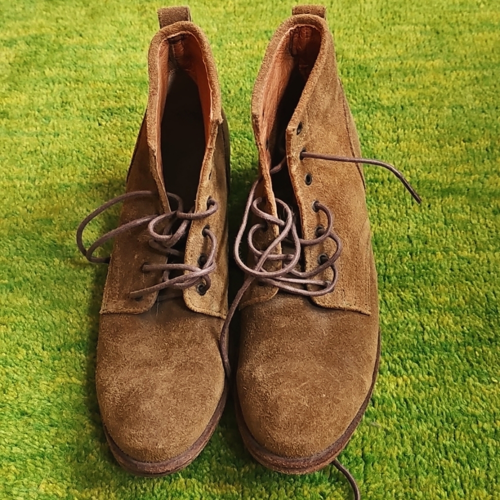 Frye boots suede leather